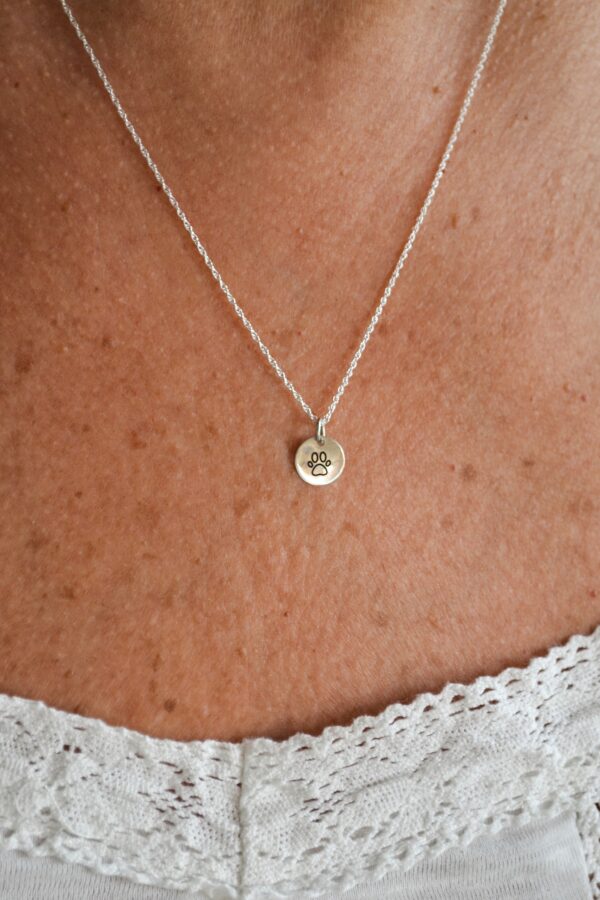 Collar Dije Grabado 1 cm - Plata 925 - Image 3