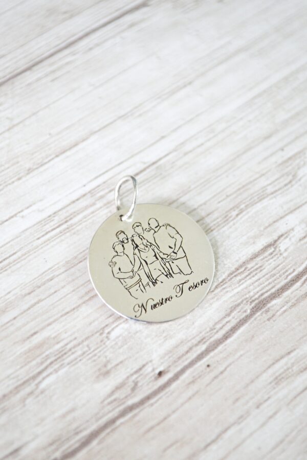 COLLARES PERSONALIZADOS PLATA 925 A PARTIR DE UNA FOTO - Image 2