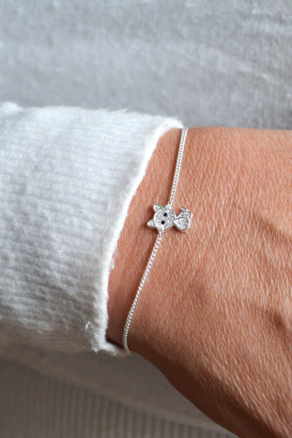 PULSERA GATITO PLATA 925