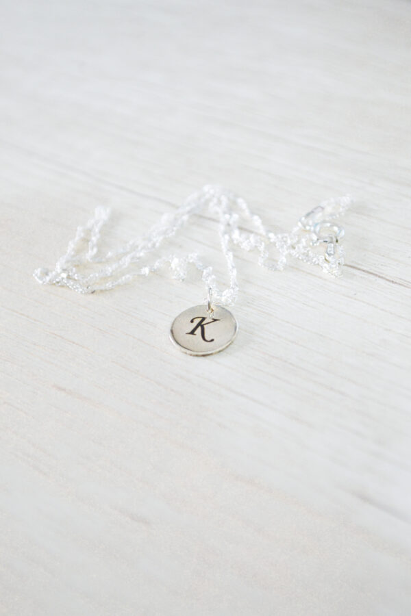 DIJE DE PLATA 925 - 1 CM REDONDO - GRABADO - Image 3